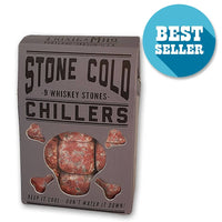 Whiskey Stones - Red Granite set of 9