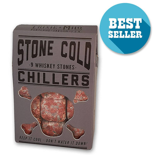 Whiskey Stones - Red Granite set of 9