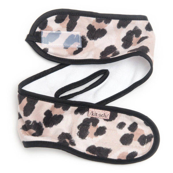 Microfiber Spa Headband - Leopard ~ In Store