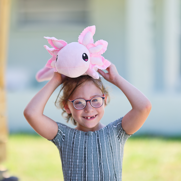 Realistic Axolotl Weighted Plush 2lbs