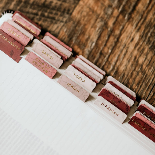 Rose Floral Bible Tabs ~ In Store