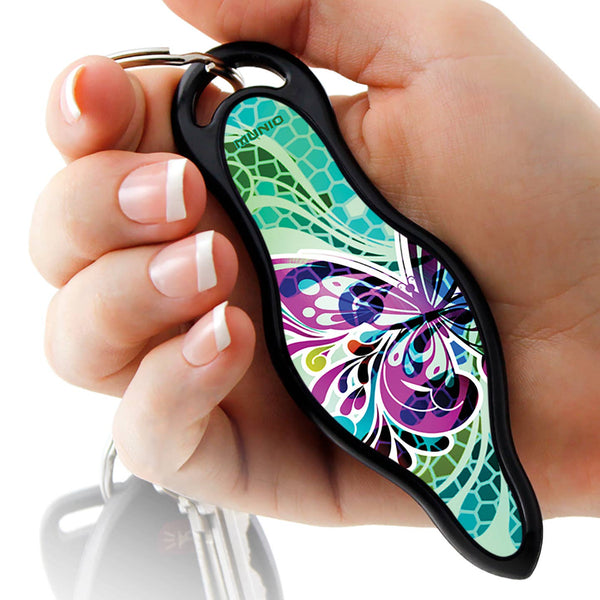Butterfly Glass MUNIO Self Defense Keychain