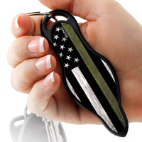 Thin Green Line MUNIO Self Defense Keychain