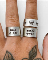 F*** Off ring ~ In Store