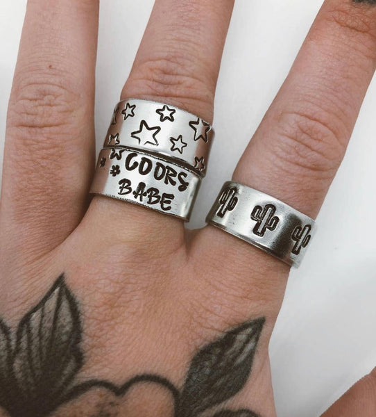 Cactus Stacker Ring ~ In Store
