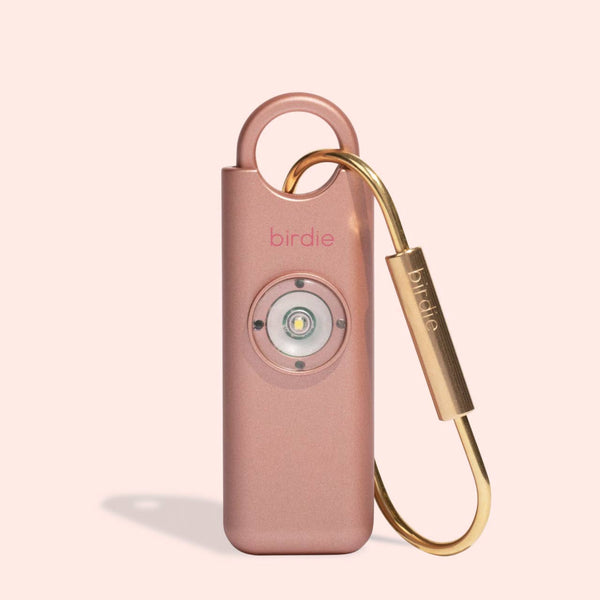She's Birdie Personal Safety Alarm Metallic Rose Gold ~In Store