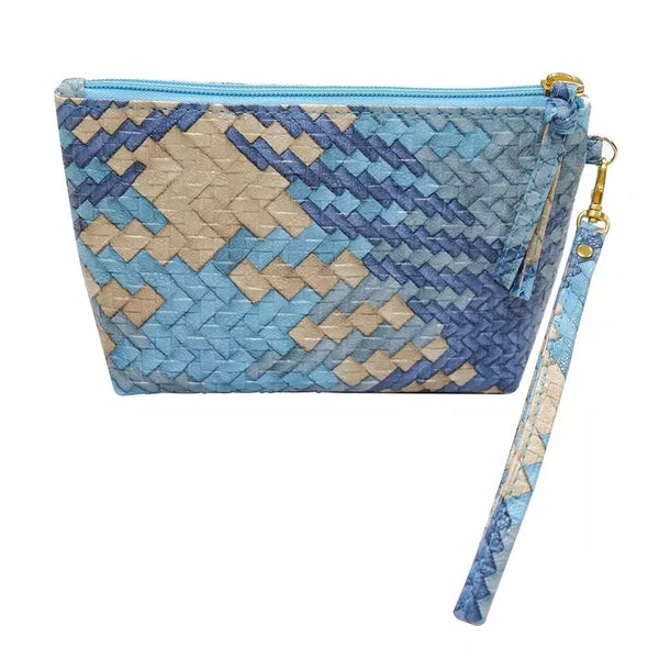 Blue Woven Essental Oil Bag