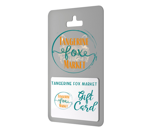 Tangerine Fox Market Gift Card