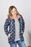 MARKDOWN ~ Stars and Stripes Zip Up Hoodie--In Store S thru 3X