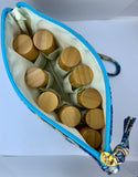 Blue Woven Essental Oil Bag