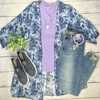 MARKDOWN ~ Kimono - Navy Tie Dye ~ In Store