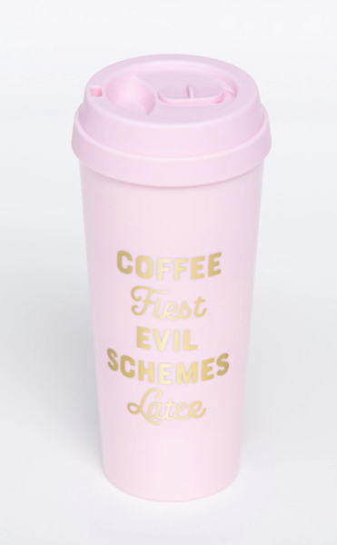 Coffee First Evil Schemes Later Latte Cup ~ In Store