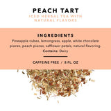 Peach Crisp Loose Leaf Iced Tea Tins