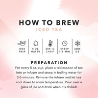 Peach Crisp Loose Leaf Iced Tea Tins
